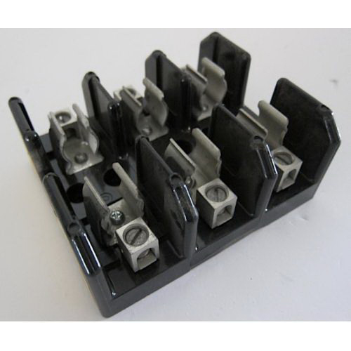 Bussmann J600303CR J600 Series Fuse Block; 1/2 30 Amp, 600 Volt, DIN