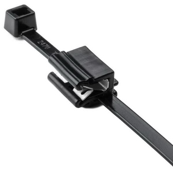 Hellermann Tyton 15600468 UV Stabilized Cable Tie and Edge Clip; 0.200