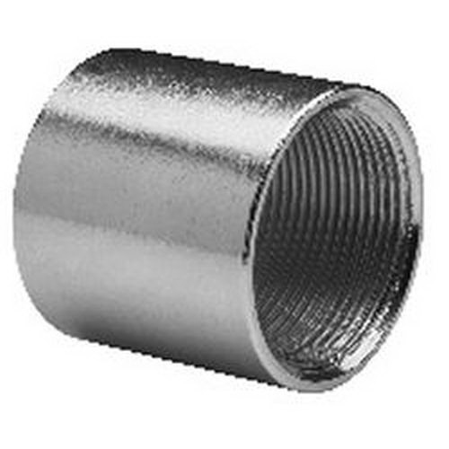 Cooper CrouseHinds RC75 Rigid Conduit Coupling; 3/4 Inch, Galvanized Steel Crescent Electric