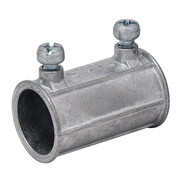 Madison L 124 EMT Set Screw Coupling 3 4 Inch Die Cast Zinc Threaded Madison L 124 EMT Set Screw Coupling 3 4 Inch Die Cast Zinc Threaded