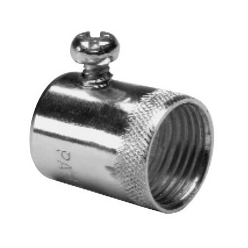 Midwest SSBC75 EMT SetScrew Connector; 3/4 Inch MNPT, Steel, Electro