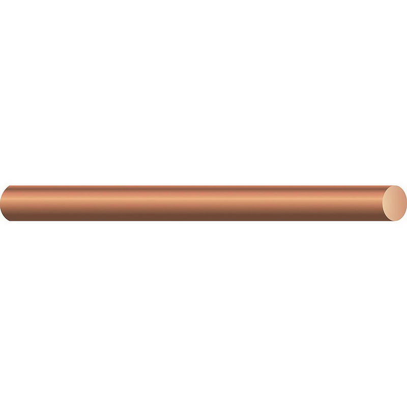 Copper Building Wire Bare Cable; 4 AWG, Solid, Soft Drawn Bare Copper Conductor, 200 ft Reel