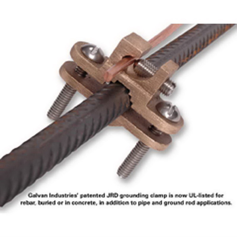 Galvan JRD Bronze Alloy LayIn Direct Burial Ground Clamp; 3/8 1/2