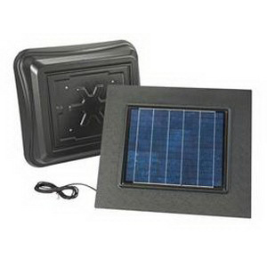 Broan Nu-Tone 345RSOWW Solar Powered Attic Ventilator With Panel and Dome 5 Aluminum Blade- 537 cfm- DC Variable Voltage- Remote Mount- Weathered Wood Dome- Broan Nu-Tone 345RSOWW Solar Powered Attic Ventilator With Panel and Dome 5 Aluminum Blade- 537 cfm- DC Variable Voltage- Remote Mount- Weathered Wood Dome-