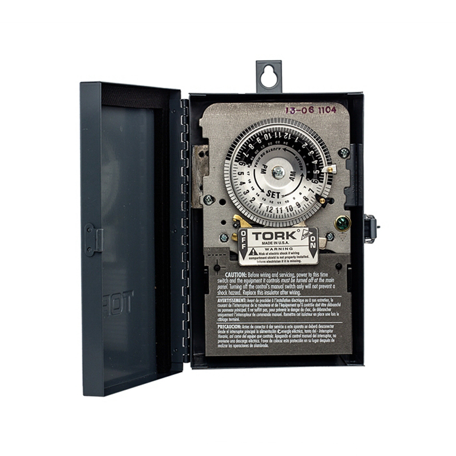 NSI 1104BO Tork® 1100 Series Time Switch; 40 Amp, 208 277 Volt AC