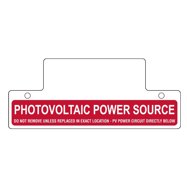 Hellermann Tyton 596-00257 Pre-Printed Solar Label 2.750 Inch Height x 6.750 Inch Width- Vinyl- Hellermann Tyton 596-00257 Pre-Printed Solar Label 2.750 Inch Height x 6.750 Inch Width- Vinyl-