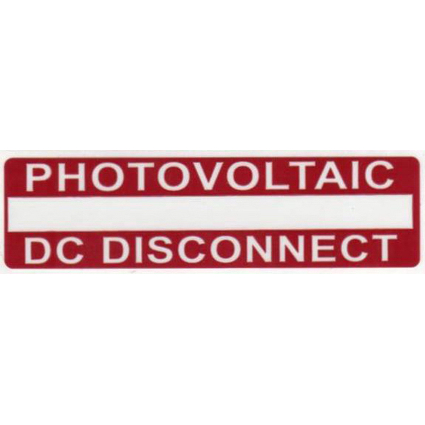 Hellermann Tyton 596-00238 Pre-Printed Solar Label 1 Inch Height x 3.750 Inch Width- Reflective Vinyl With Acrylic Laminate- Hellermann Tyton 596-00238 Pre-Printed Solar Label 1 Inch Height x 3.750 Inch Width- Reflective Vinyl With Acrylic Laminate-