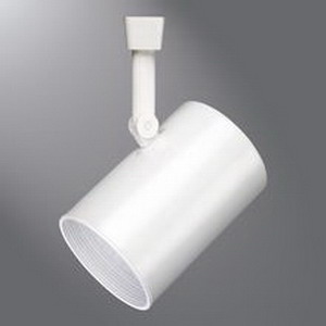 Cooper Lighting LZR308P Lazer-by-Halo&reg Flatback Cylinder Lampholder With Baffle Satin White  Black Baffle