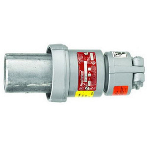 Appleton ACP6033BC Powertite Grounding Style 1 Shell Only Clamping Ring Plug 60 Amp- 600 Volt AC at 50 - 400 Hz/250 Volt DC- 3-Pole- 3-Wire- 3 Phase- Pressure Wire Terminal- Appleton ACP6033BC Powertite Grounding Style 1 Shell Only Clamping Ring Plug 60 Amp- 600 Volt AC at 50 - 400 Hz/250 Volt DC- 3-Pole- 3-Wire- 3 Phase- Pressure Wire Terminal-