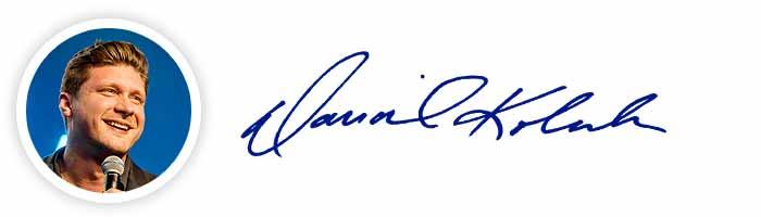 Daniel Kolenda Signature