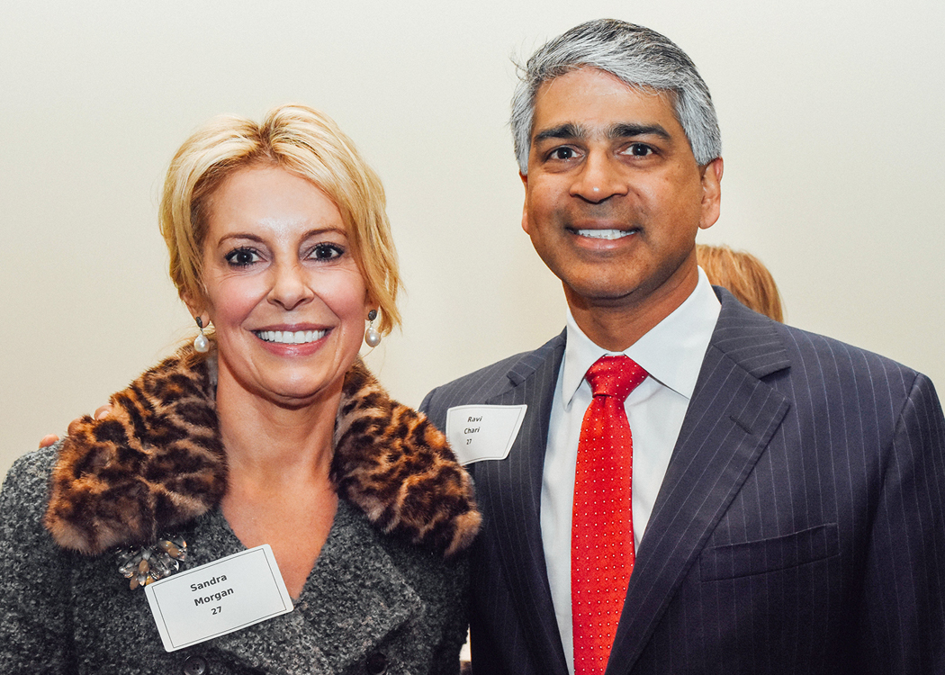 sandra morgan dr ravi chari the community foundation of middle