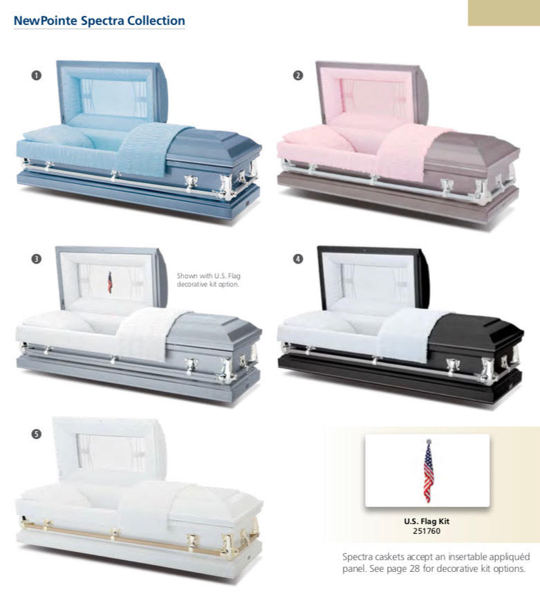 Casket Selection Jones Funeral Home, Inc. City LA funeral