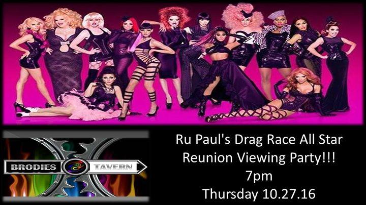 Brodies Ru Paul All Star Reunion Viewing Party