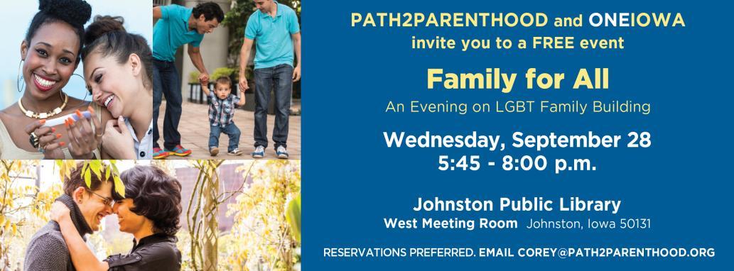 Family for All: An Evening on LGBT Family Building