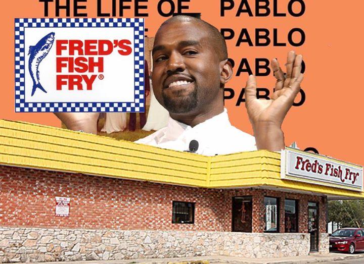 Kanye West @ Fred's Fish Fry