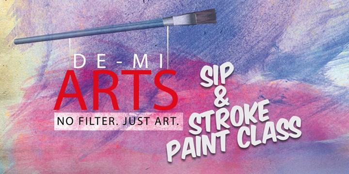 Sip & Stroke Painting Class