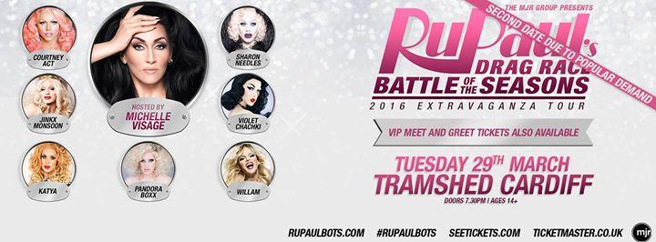 ONSALE NOW: RuPaul's Drag Race Battle of the Seasons @ CARDIFF - 28/03