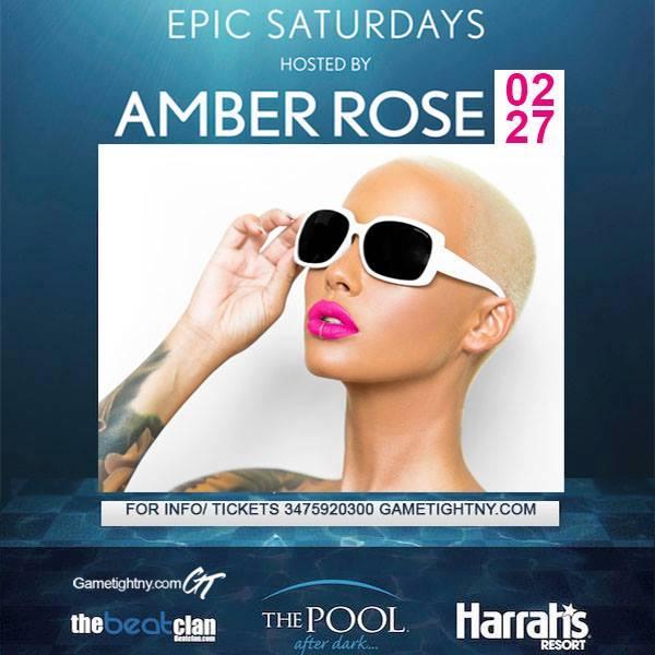 Amber Rose at The Pool After Dark at Harrah's Resort in Atlantic City