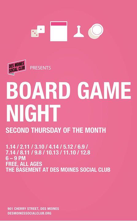 Board Game Night at DMSC