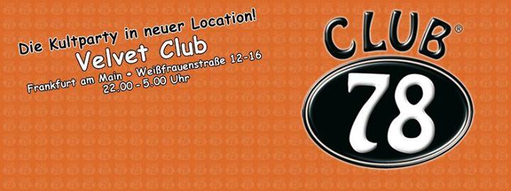 Club78 in neuer Location: Velvet Club / Frankfurt am Main