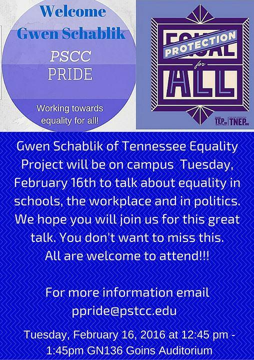 Equality Talk With Gwen Schablik