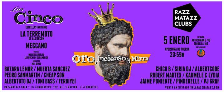 Las Cinco - Oro, Incienso y Mirra