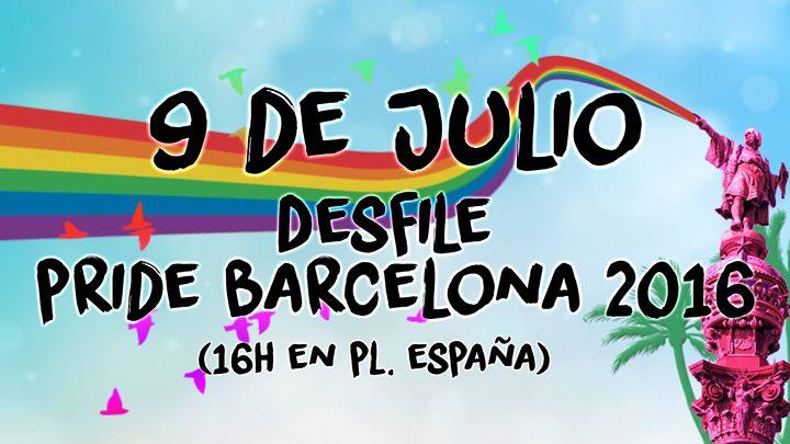 Manifestación Pride Barcelona 2016