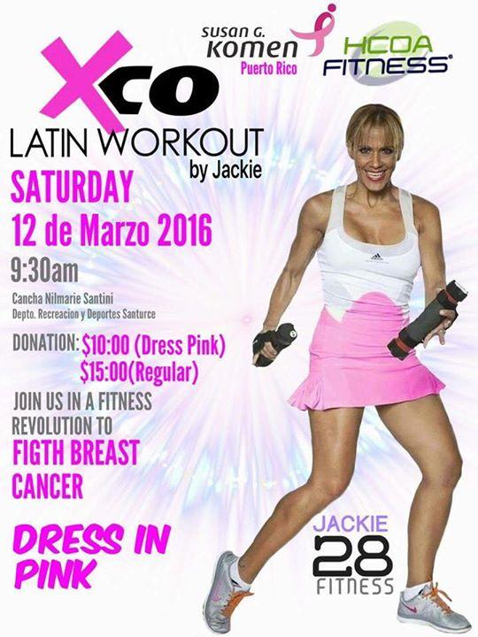Xco Latin Workout by Jackie goes Pink