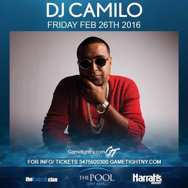 Dj Camilo at The Pool After Dark at Harrah's Resort in Atlantic City