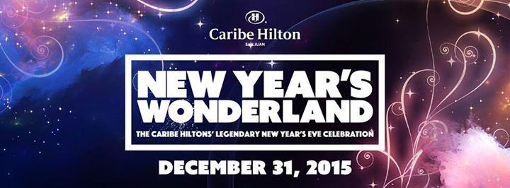 Wonderland at Caribe Hilton's New Years Celebration