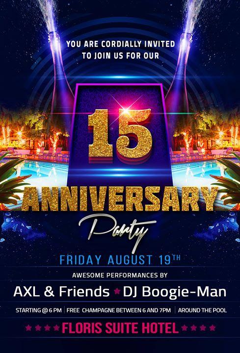 Floris Suite Hotel 15th anniversary