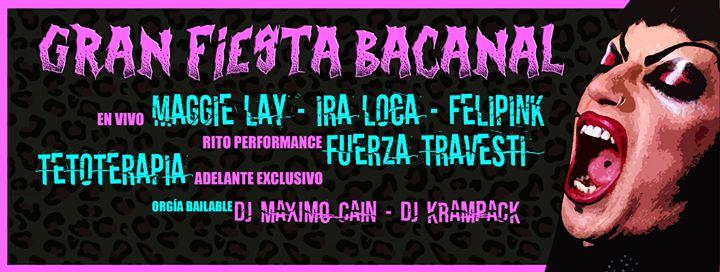 Tan dichosa y tan feliz: gran fiesta bacanal