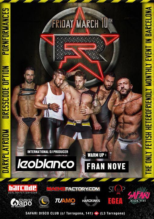 FEAR Party 4.0 edition, March 10rd (International Dj Leo Blanco)