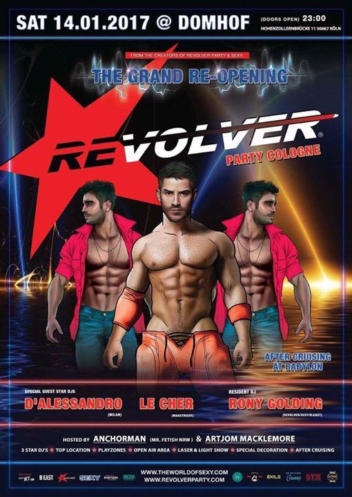 Be prepared and join REVOLVER COLOGNE – the GRAND REOPENING – 14th JAN 2017