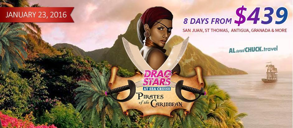 Drag Stars At Sea: Pirates Of The Caribbean