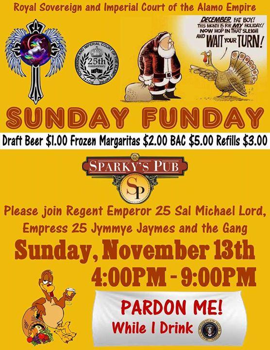 Sunday FunDay Margarita & Beer Bust with The Alamo Empire