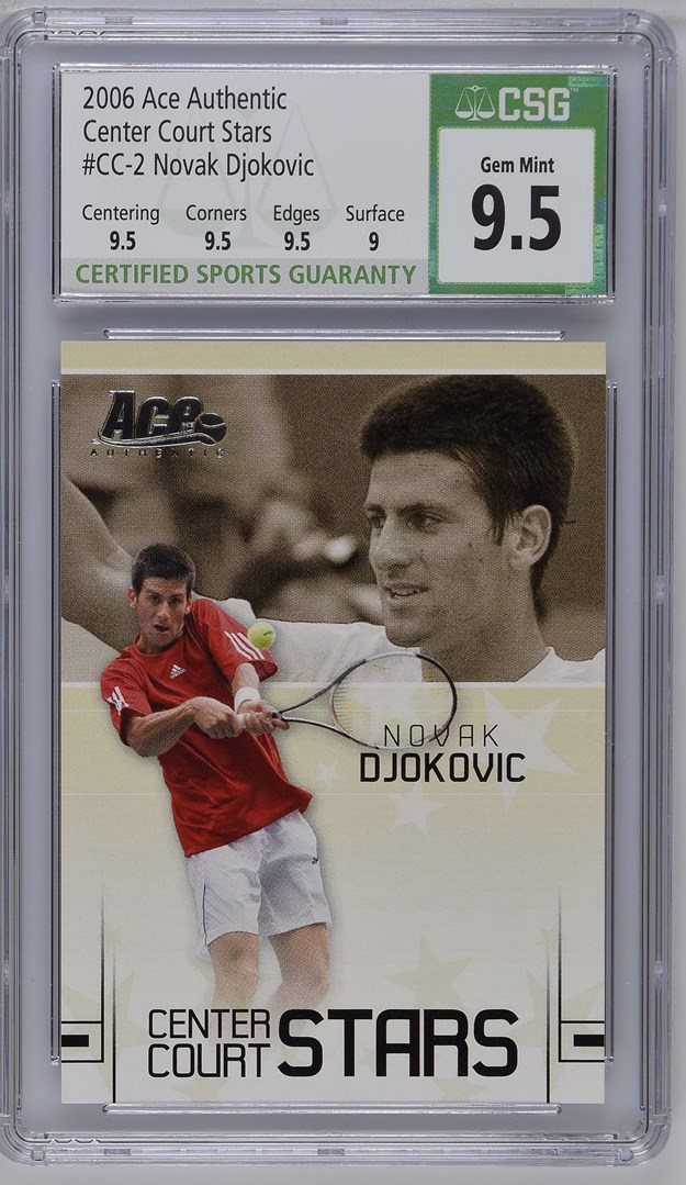 超貴重！2006 ACE AUTHENTIC Novak Dokovic ノバク・ジョコビッチ