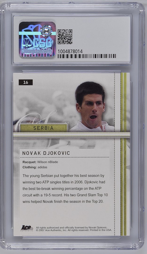 Winning Set Details | CGC