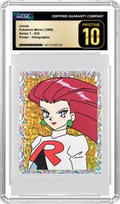jessie pokemon cards Team Rocket Jessie James & Meowth Holographic Card Sleeves