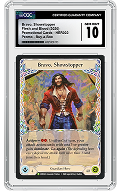 Flesh and Blood Card Population Report by CGC Cards