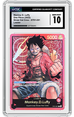 Starter Deck One Piece Card Population Report by CGC Cards
