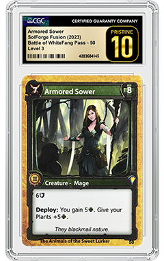 SolForge Fusion Card Population Report by CGC Cards SolForge Fusion Card Population Report by CGC Cards
