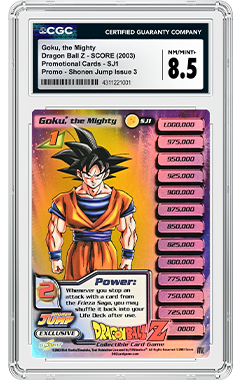 Dragon Ball Z - SCORE Card Population Report by CGC Cards