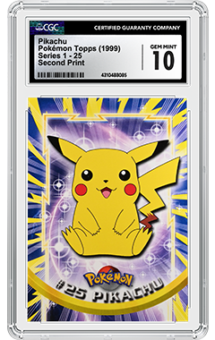 Pokmon Topps Card Population Report by CGC Cards