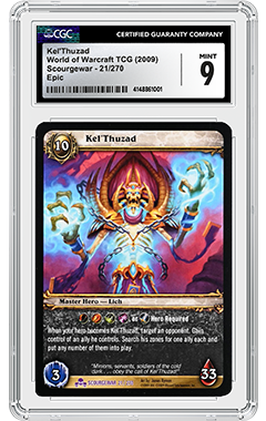 world of warcraft trading card game rare cards TCG: Blood of Gladiators World of Warcraft TCG Card