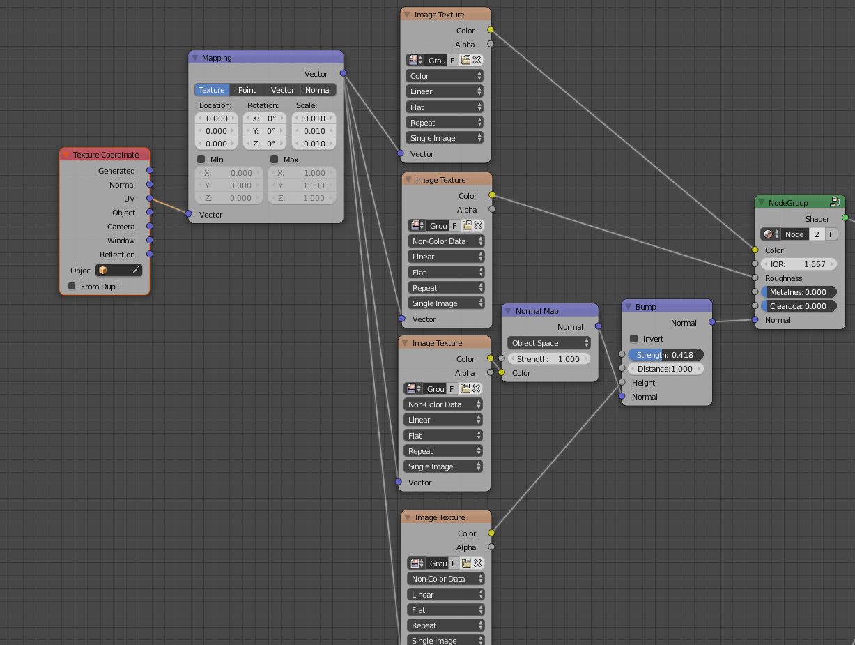 Mapping node and textures - Landscape project. - CG Cookie