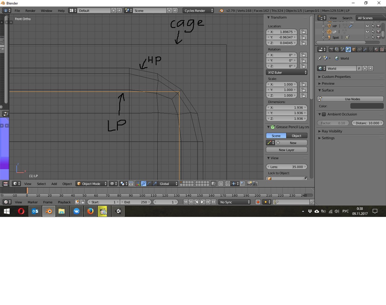 Baking normals in Cycles - CG Cookie