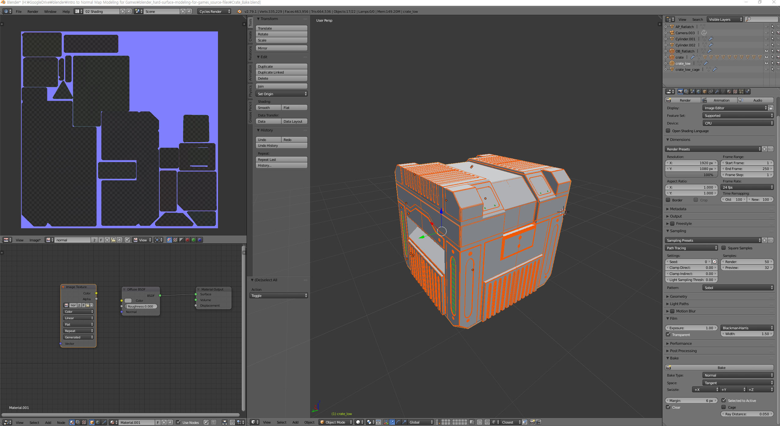 Cookies Normal Map Baking normal map resulting inversed - CG Cookie