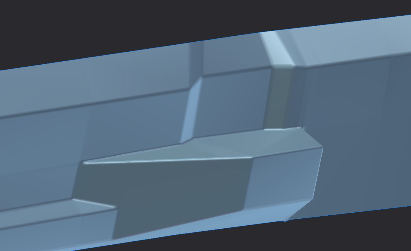 Hard edges after using Bevel command. Can not make them soft - CG Cookie