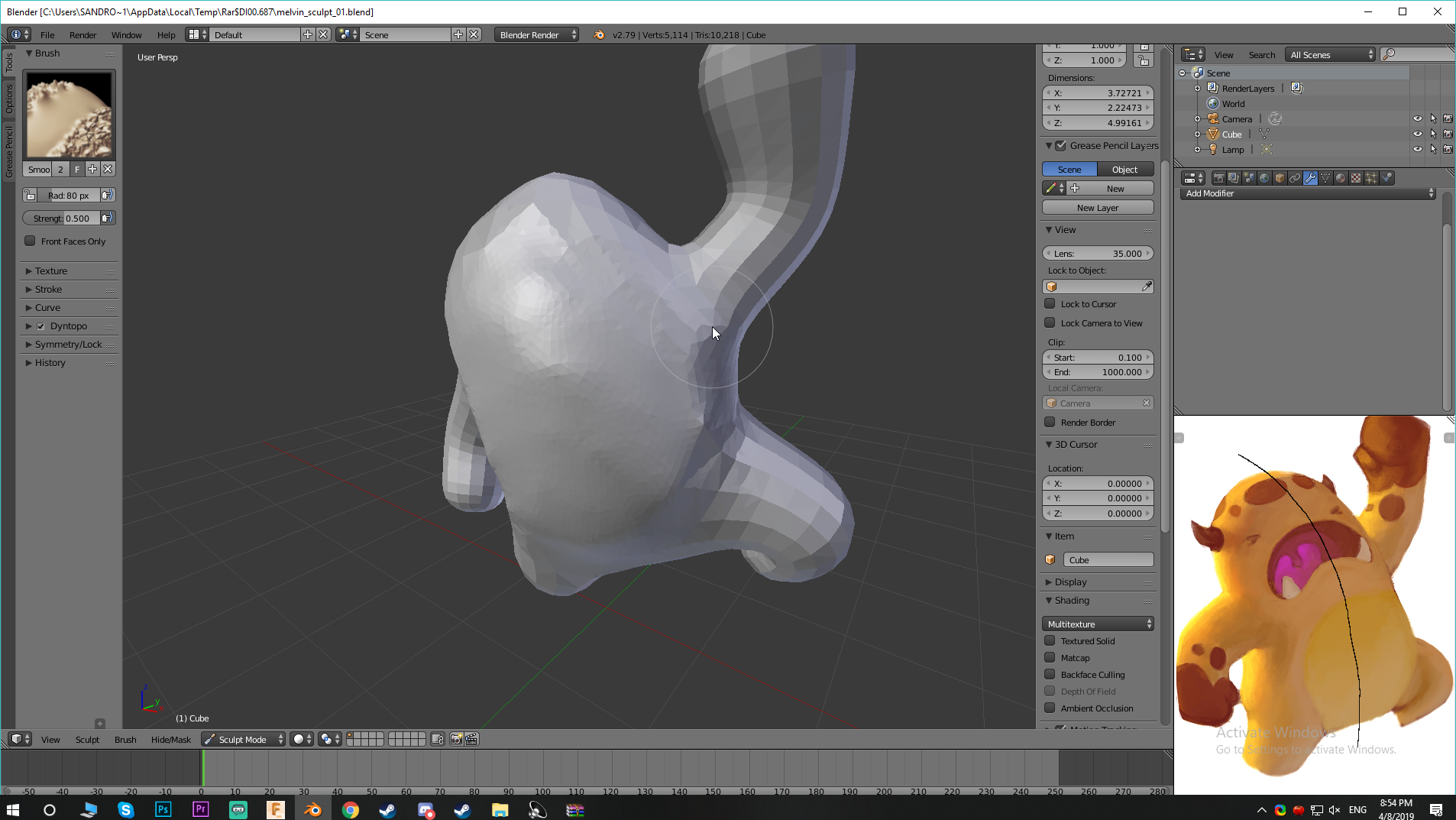 I'm trying to use smooth properly and ended up with this - CG Cookie